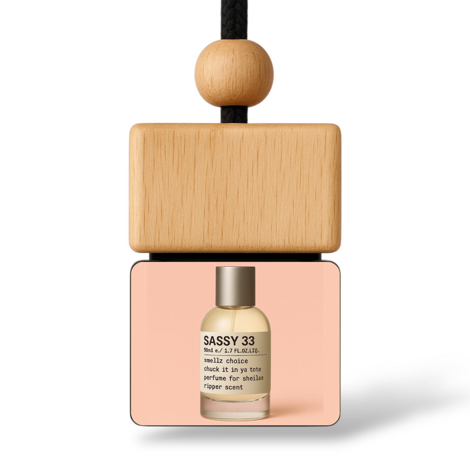 Sassy 33 Air Freshener - Inspired by Le Labo Santal 33